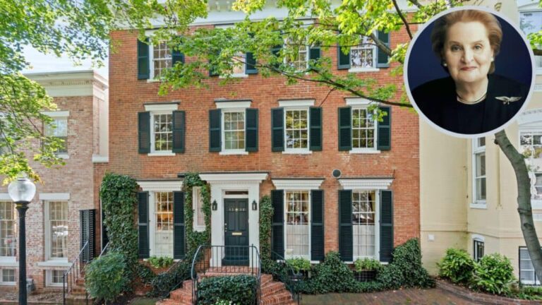 Madeleine Albright's former DC home hits the market for $4M