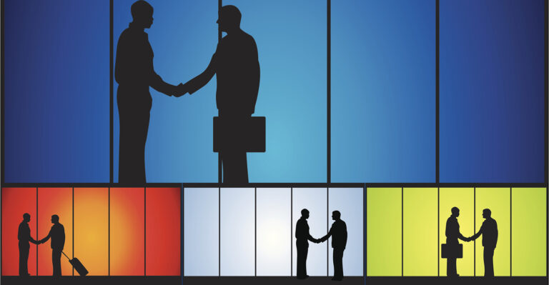 businessmen handshakes