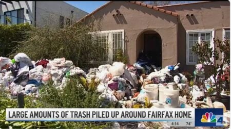 Putrid Garbage Pile Stinks Up Los Angeles Neighborhood