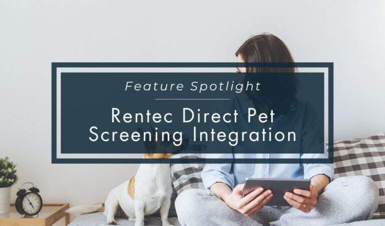 Pet screening options through Rentec Direct