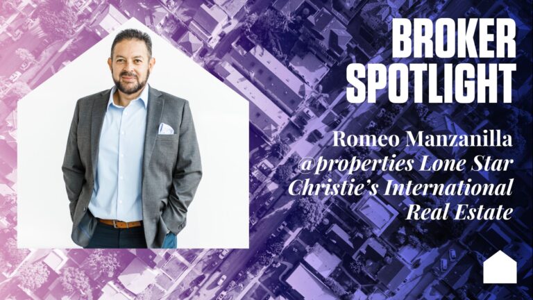 Broker Spotlight: Romeo Manzanilla, @properties Lone Star