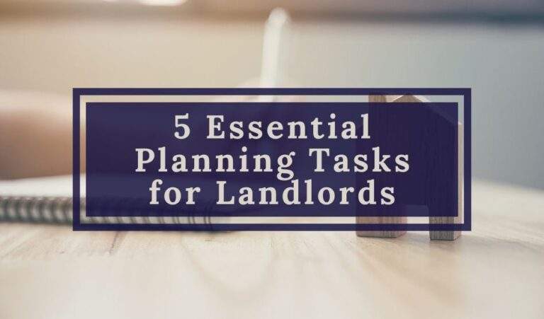 Planning Tasks for Landlords