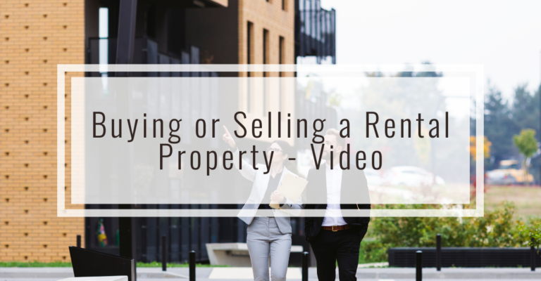 Buying or Selling a Rental Property