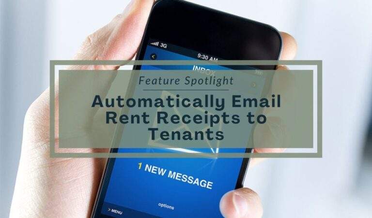 Email Rent Receipts to Tenants