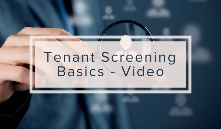 Tenant Screening Basics