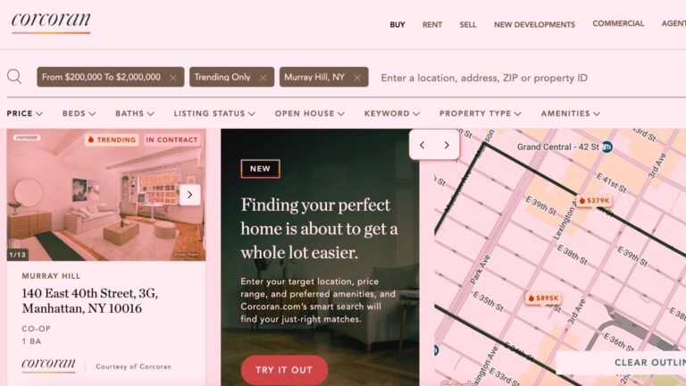 Corcoran Adds Trending Listings Feature To Website