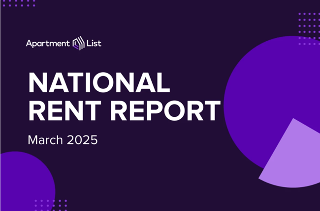 National rent growth flipped back to positive in February for the first time since July 2024, according to the March report by Apartment List.