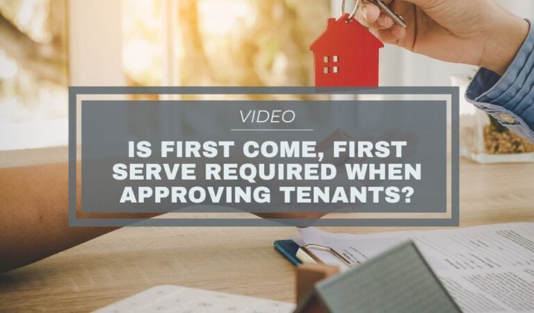 First Come, First Serve Tenant Screening